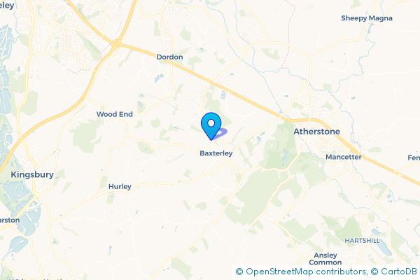 Bus Hire in Baxterley, Warwickshire, England