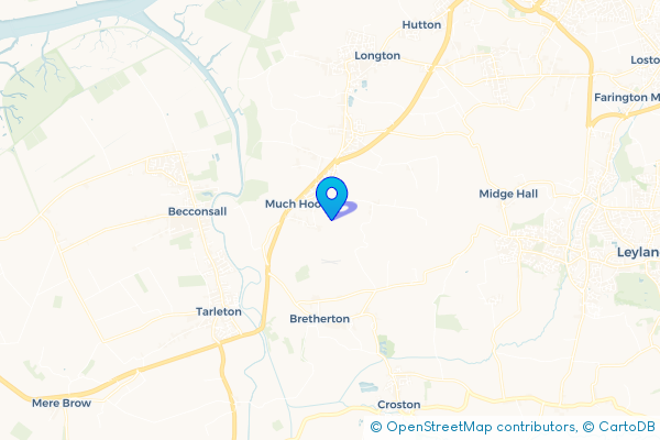 Bus Hire in Much Hoole Town, Lancashire, England
