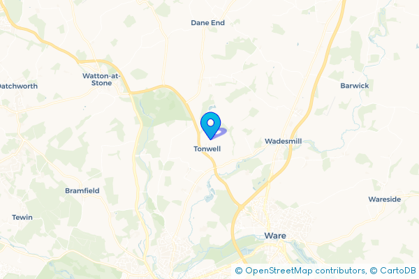 Bus Hire in Tonwell, Hertfordshire, England