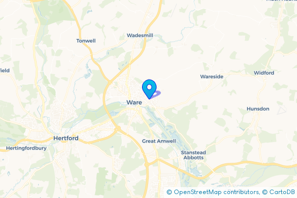 Bus Hire in Ware, Hertfordshire, England