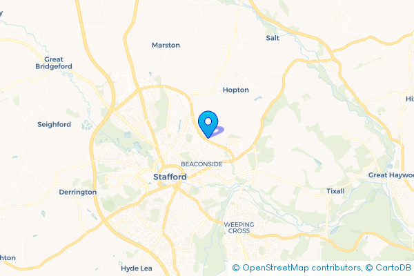 Hire a Bus in Beaconside, Staffordshire, England