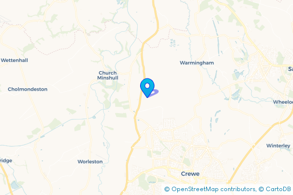 Hire a Bus in Bradfield Green, Cheshire, England