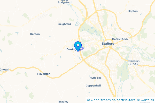 Hire a Bus in Derrington, Staffordshire, England