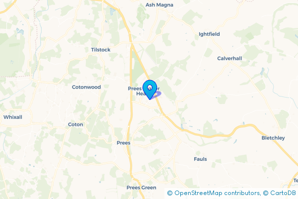 Hire a Bus in Prees Higher Heath, Shropshire, England