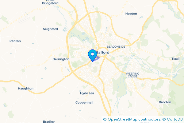 Hire a Bus in Rowley Park, Staffordshire, England