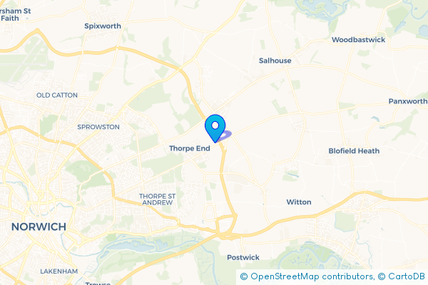 Hire a Bus in Thorpe End, Norfolk, England
