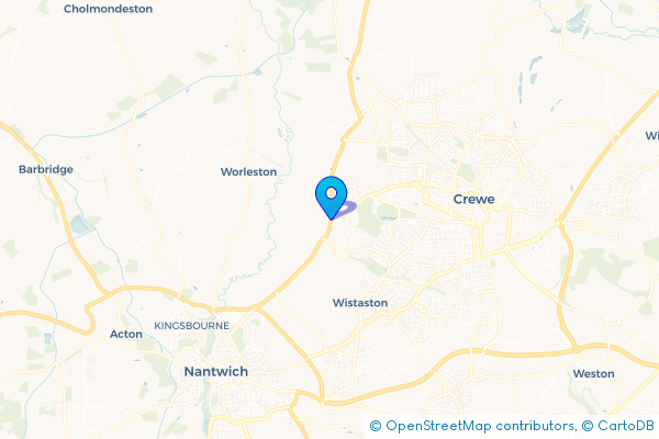 Hire a Bus in Woolstanwood, Cheshire, England