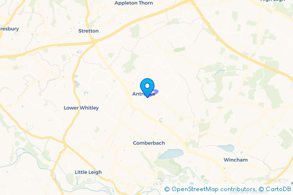 Hire a Coach in Antrobus, Cheshire, England