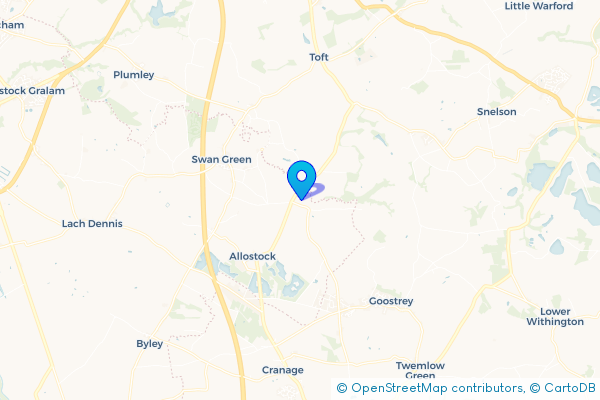 Hire a Coach in Boots Green, Cheshire, England