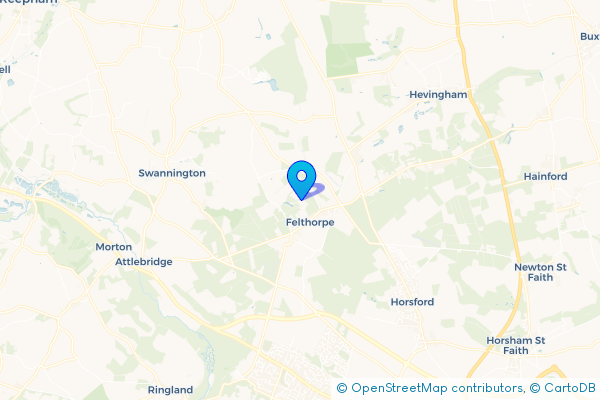 Hire a Coach in Felthorpe, Norfolk, England