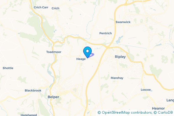 Hire a Coach in Heage, Derbyshire, England