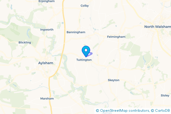 Hire a Coach in Tuttington, Norfolk, England