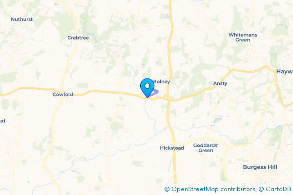 Van Hire in Crosspost, West Sussex, England