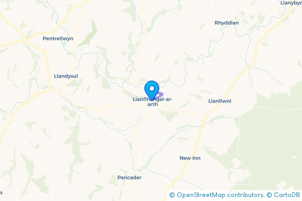 Van Hire in Llanfihangel-ar-arth, Carmarthenshire, Wales