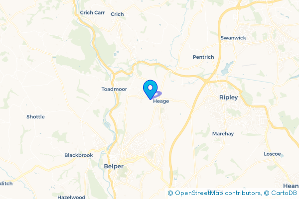 Van Hire in Nether Heage, Derbyshire, England