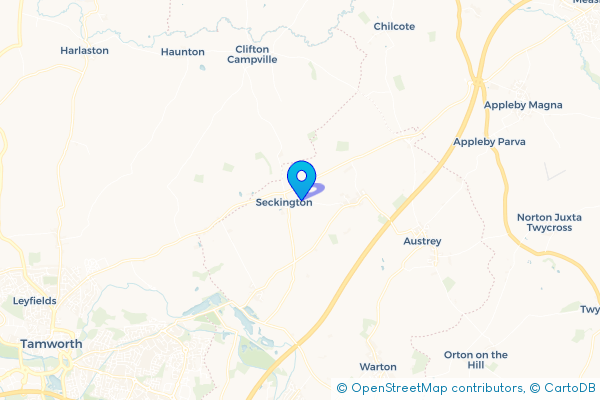 Van Hire in Seckington, Warwickshire, England