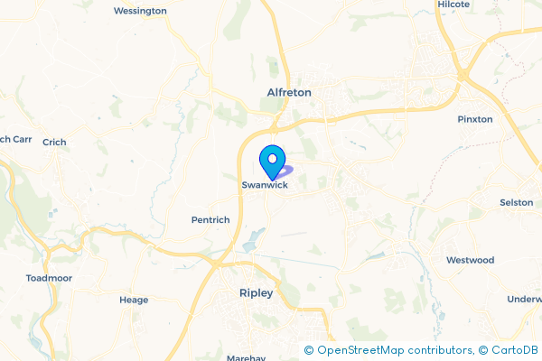 Van Hire in Swanwick, Derbyshire, England