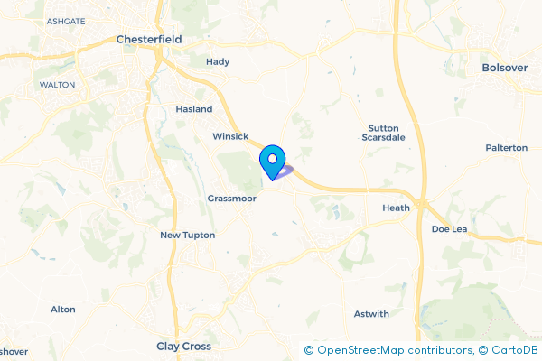 Van Hire in Temple Normanton, Derbyshire, England