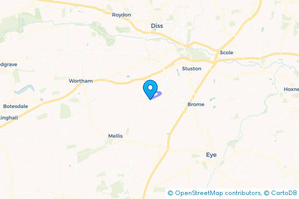 Van Hire in Thrandeston, Suffolk, England