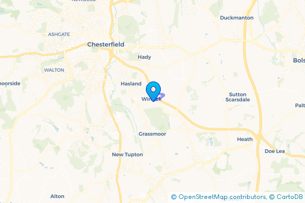 Van Hire in Winsick, Derbyshire, England